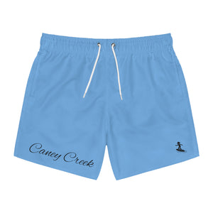 Light Blue Caney Creek Swim Trunks (AOP) (Summer Collection)