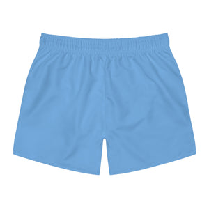 Light Blue Caney Creek Swim Trunks (AOP) (Summer Collection)