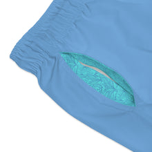 Load image into Gallery viewer, Light Blue Caney Creek Swim Trunks (AOP) (Summer Collection)
