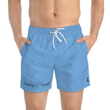 Load image into Gallery viewer, Light Blue Caney Creek Swim Trunks (AOP) (Summer Collection)
