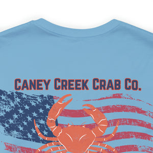 Unisex Crab Co. American Short Sleeve Tee