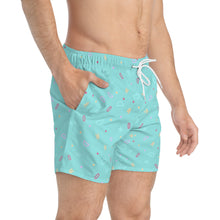 Load image into Gallery viewer, Abstract Doodles Swim Trunks (Summer Collection)
